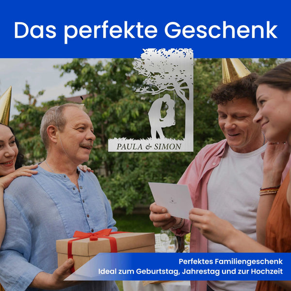 Schaukel - Baum Schild