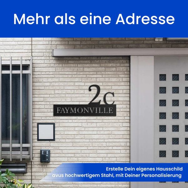 Nummer und Name - Hausnummer