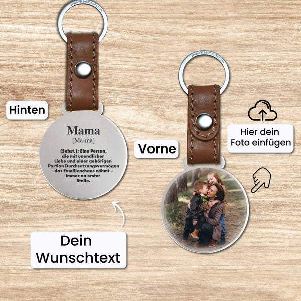 Pendentif photo « Maman »