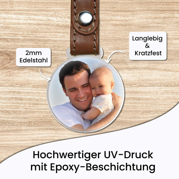 Foto mit Wunschtext