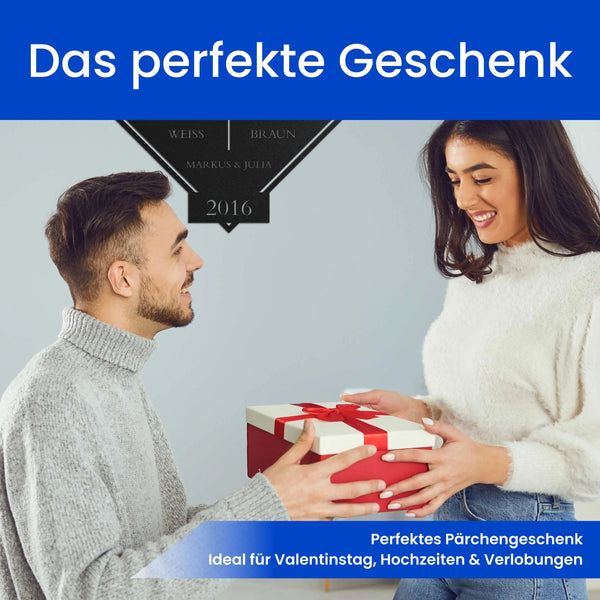 Doppel Monogramm im Schild - Monogramm