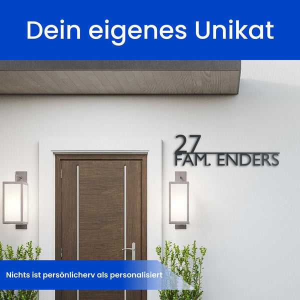 Modernes Straßenschild (Links) - Straßenschild