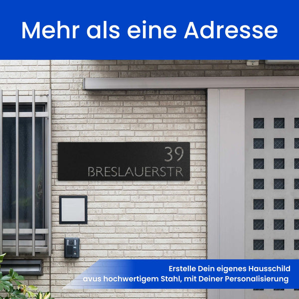 Modernes Straßenschild (Schild) - Straßenschild