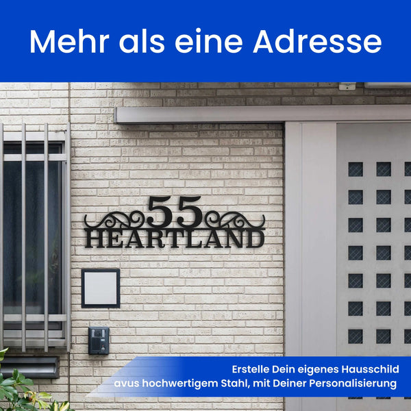 Klassisches Straßenschild - Straßenschild