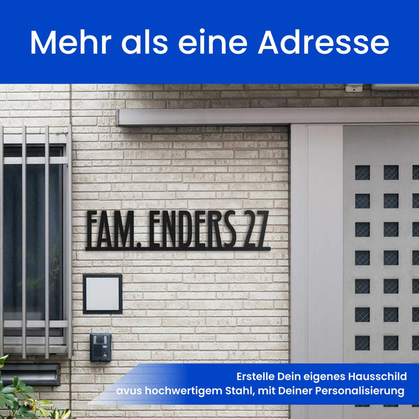 Straßenschild Modern - Straßenschild