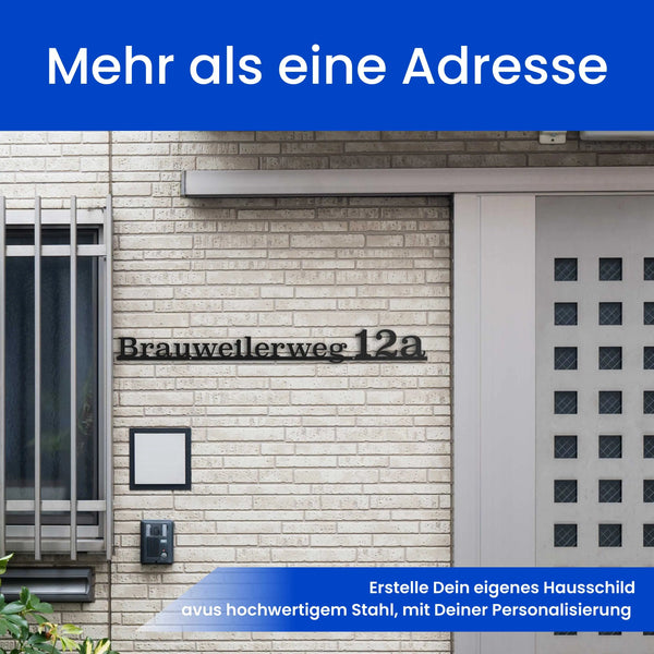 Straßenschild groß/klein - Straßenschild