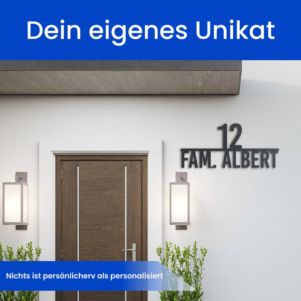 Zentriertes, Modernes Straßenschild - Straßenschild