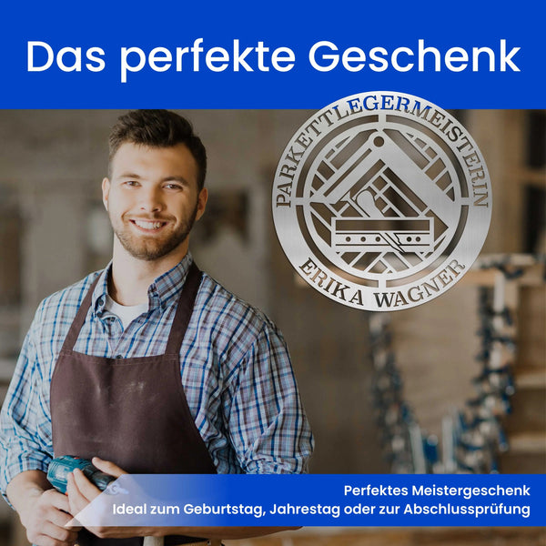 Parkettleger - Zunft-Schilder