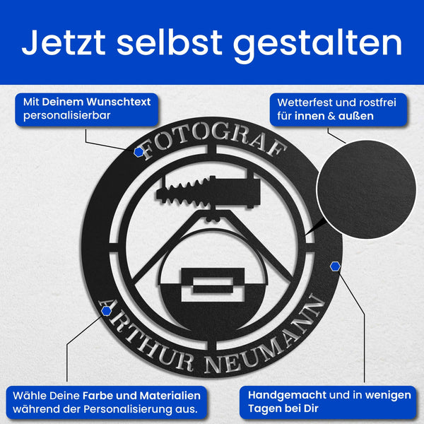 Fotograf - Zunft-Schilder