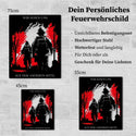 Helden Mut -  Feuerwehr Schild