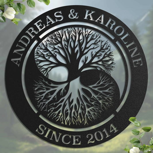 Yin und Yang Baum - Geschenk für Freund
