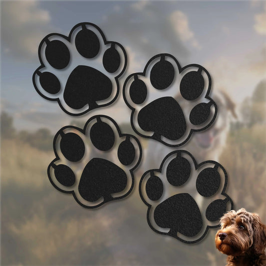 Pfoten -  Hunde Schild