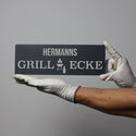 Modernes Grillschild -  Grillschild