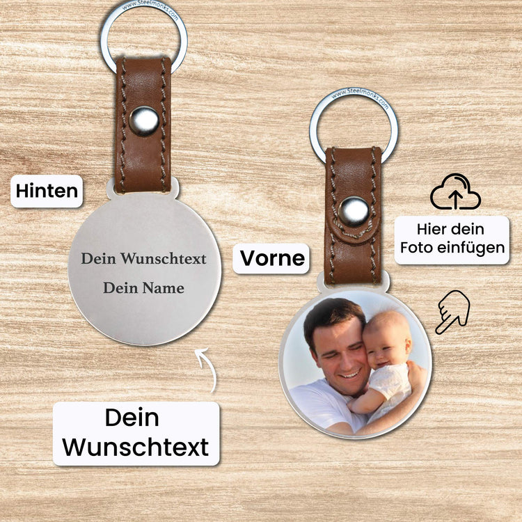 Foto mit Wunschtext