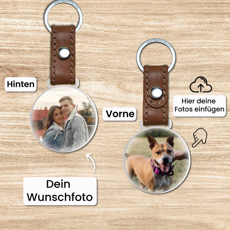 Zwei Fotos Anhänger