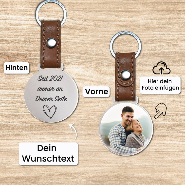 Fotoanhänger mit Wunschtext