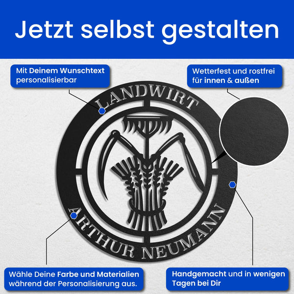 Landwirt -  Zunft-Schilder