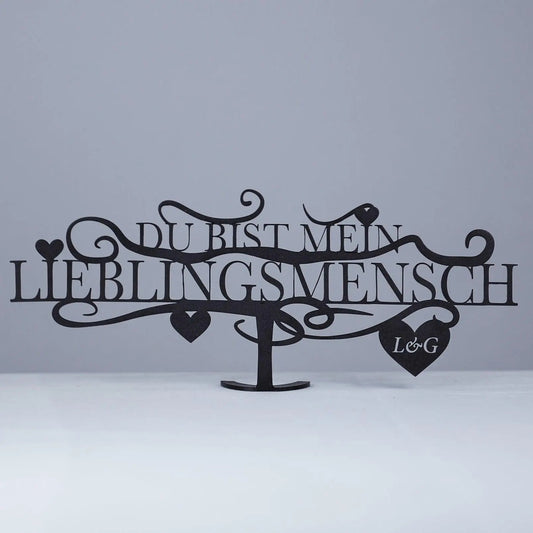 Du bist mein Lieblingsmensch Aufsteller - Valentinstag Dekoration