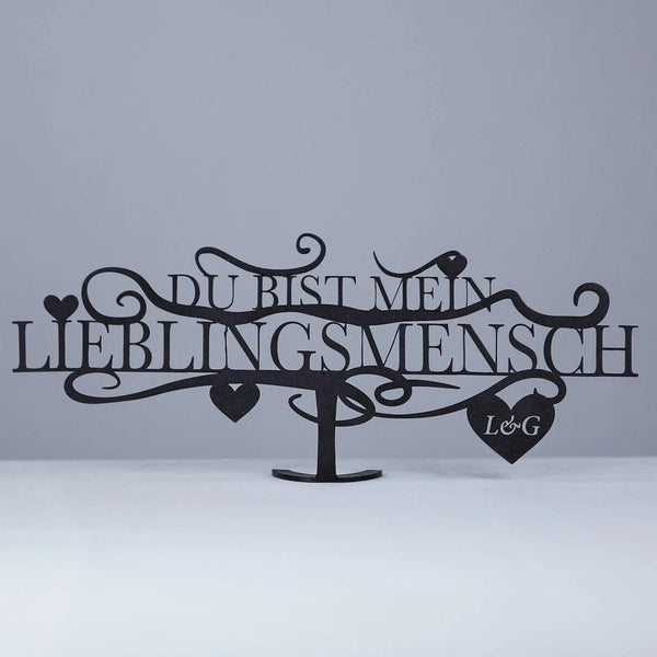 Du bist mein Lieblingsmensch Aufsteller - Valentinstag Dekoration
